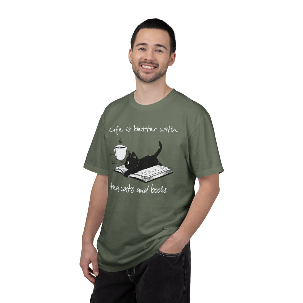 Tea Cats & Books T-Shirt
