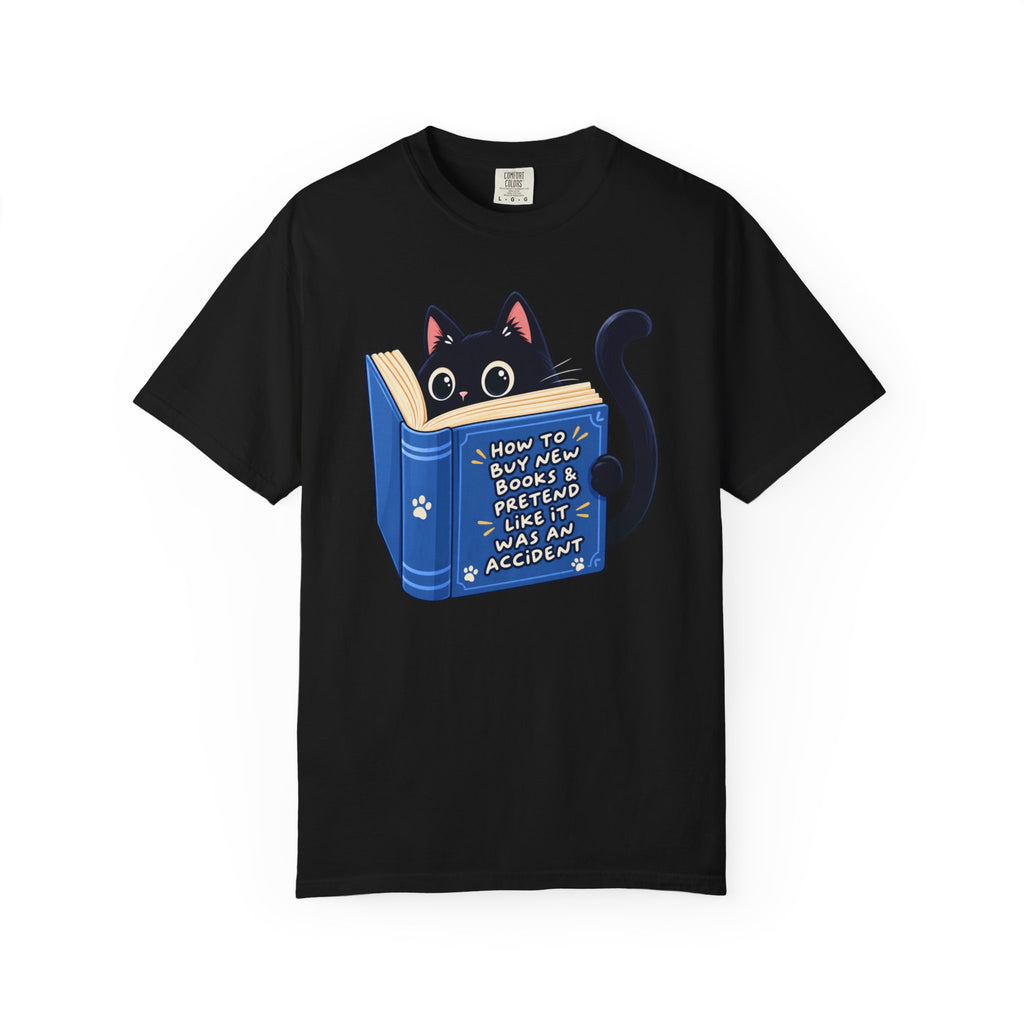 Bookstore Addict Cat T-Shirt