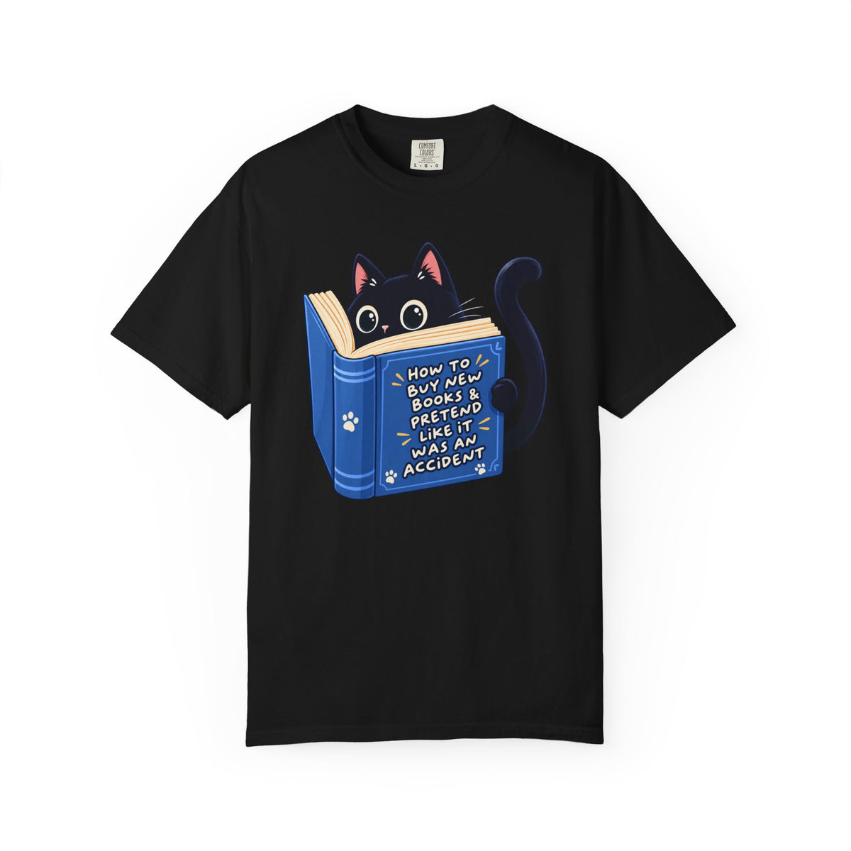 Bookstore Addict Cat T-Shirt
