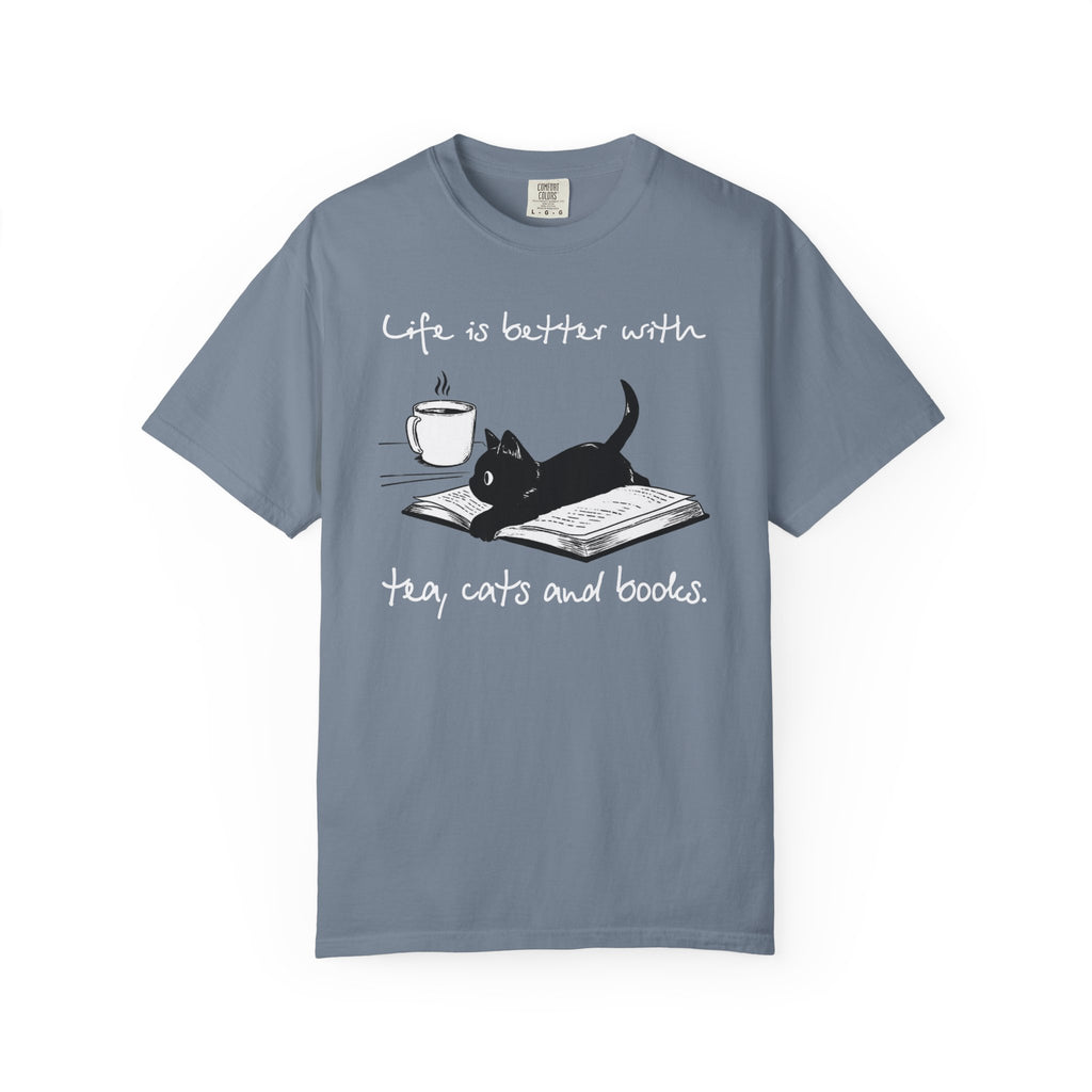 Tea Cats & Books T-Shirt