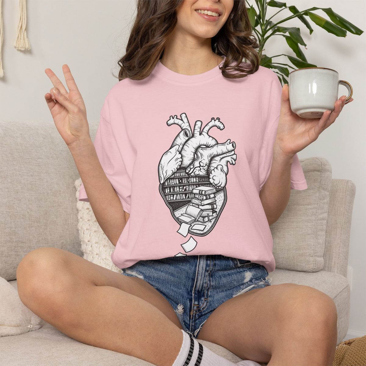 Heart of Books T-Shirt