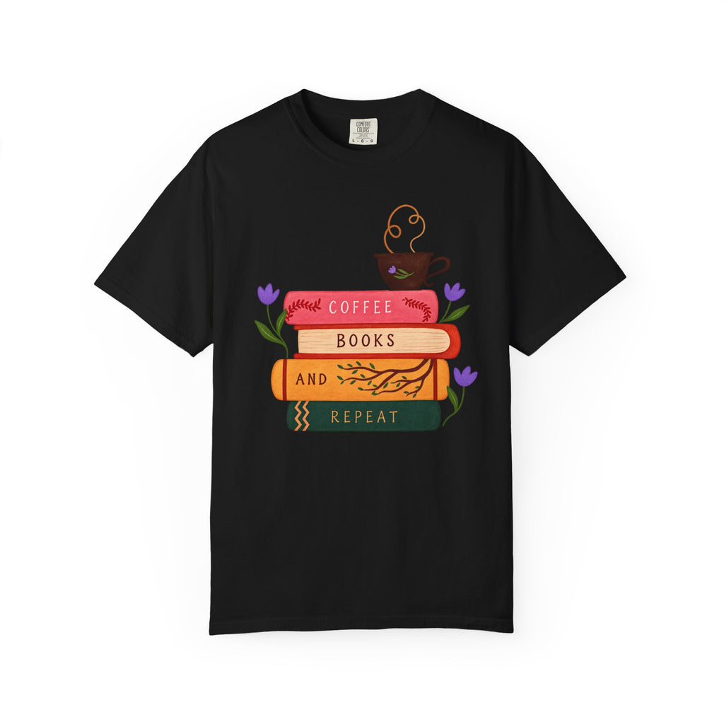 Coffee Books & Repeat T‑Shirt
