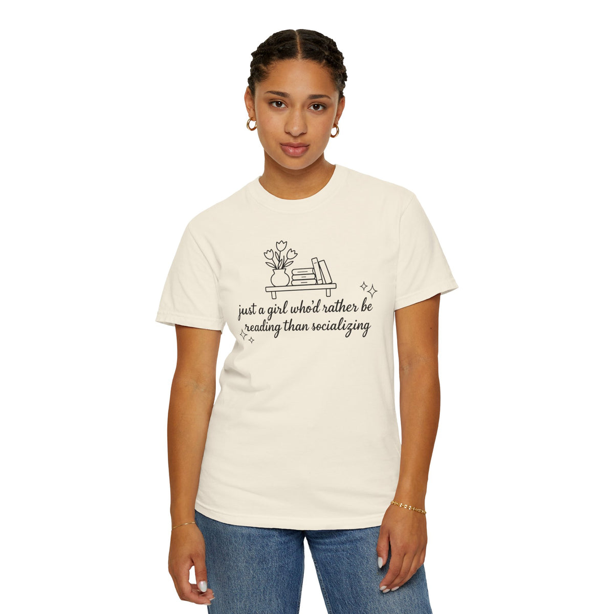 Reading Over Socializing T-Shirt