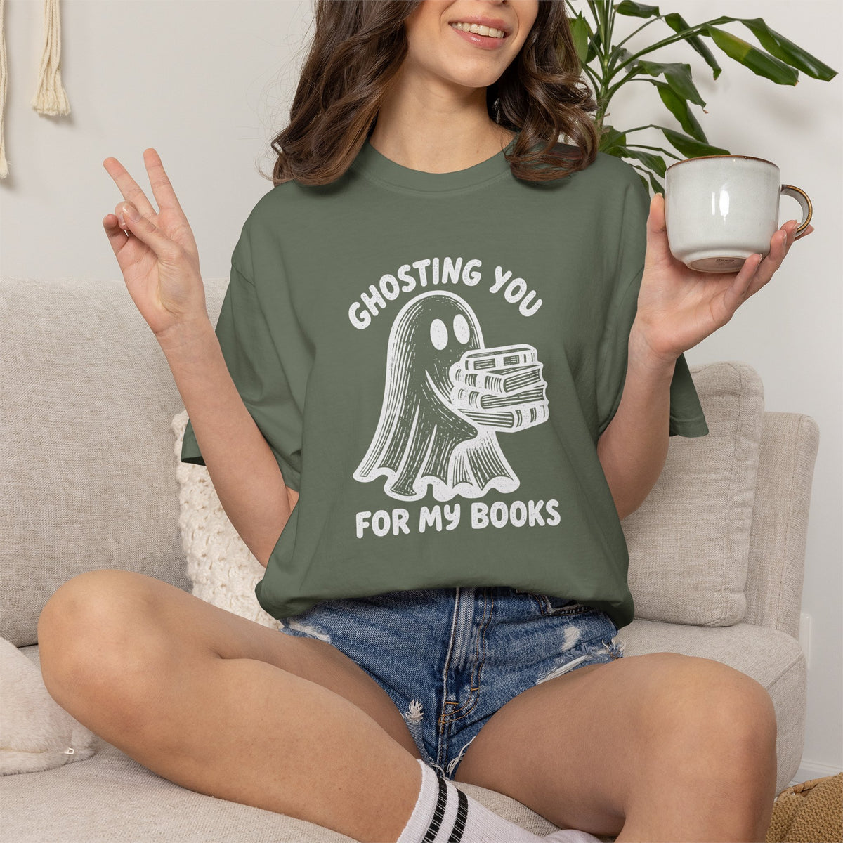 Ghosting You For My Books T-Shirt