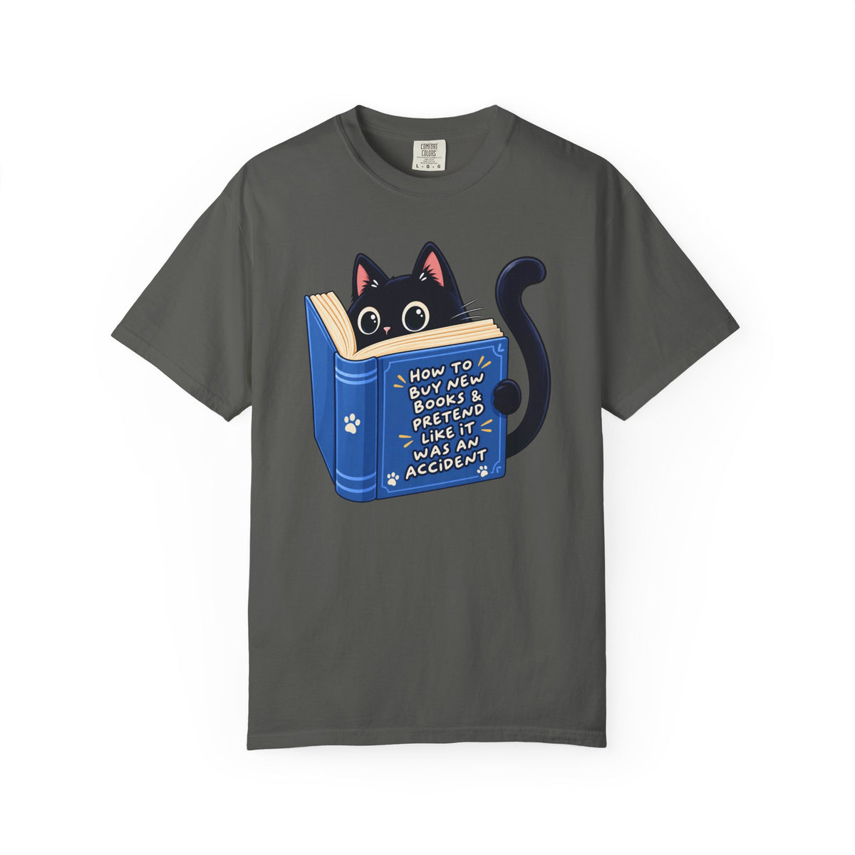 Bookstore Addict Cat T-Shirt