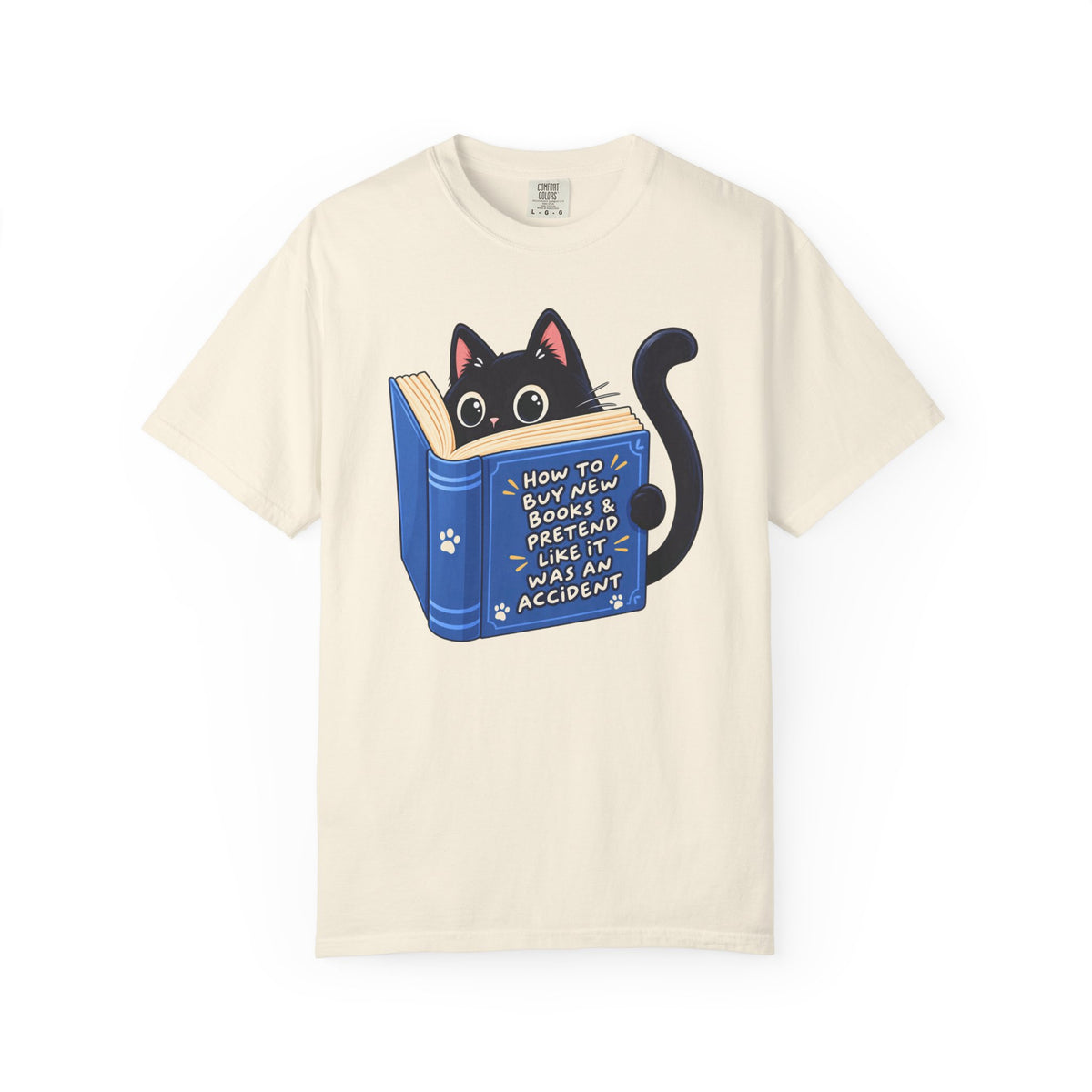 Bookstore Addict Cat T-Shirt