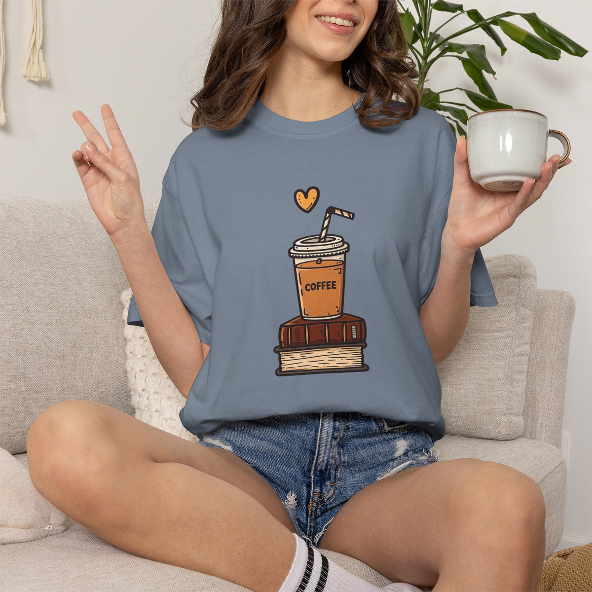 Coffee Fueled Reader T-Shirt