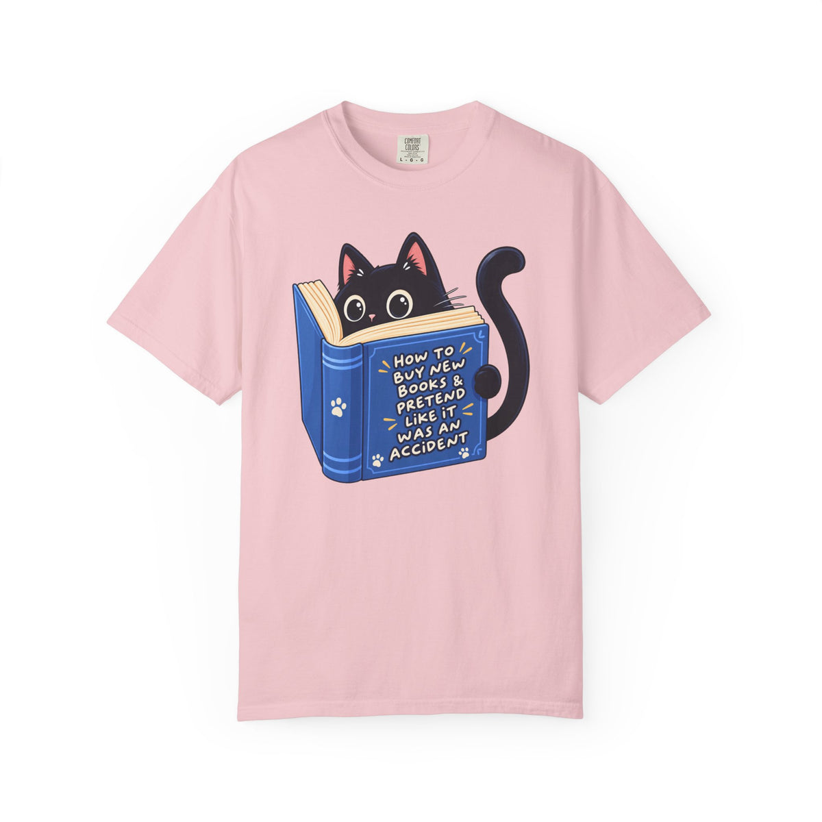 Bookstore Addict Cat T-Shirt
