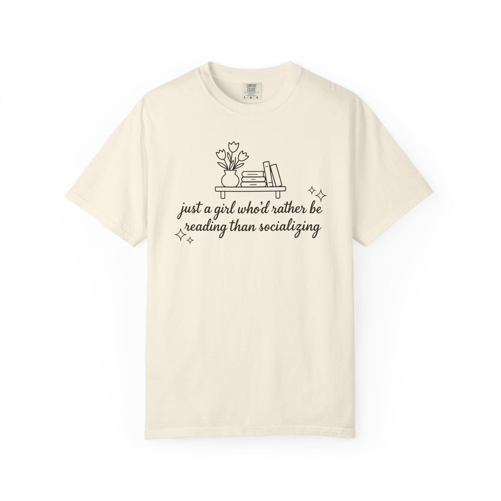 Reading Over Socializing T-Shirt