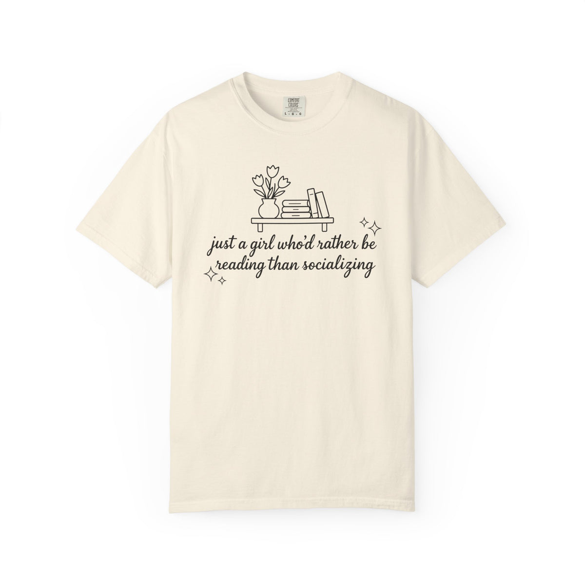 Reading Over Socializing T-Shirt