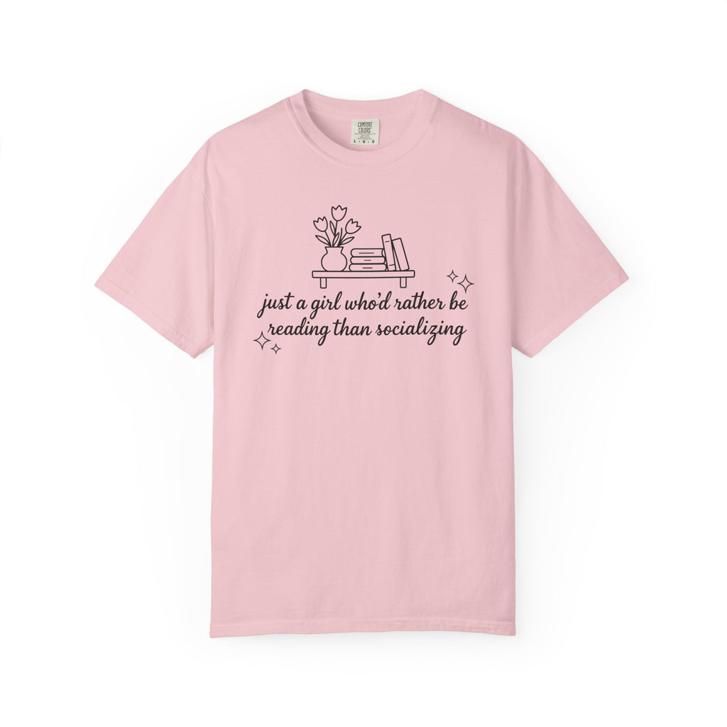 Reading Over Socializing T-Shirt