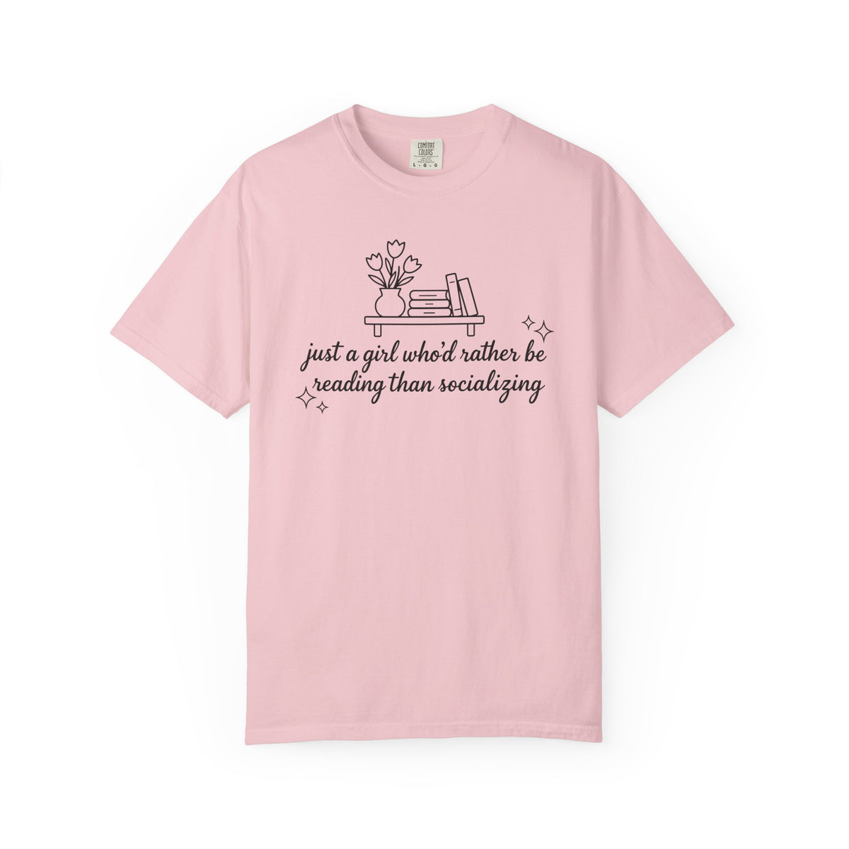 Reading Over Socializing T-Shirt