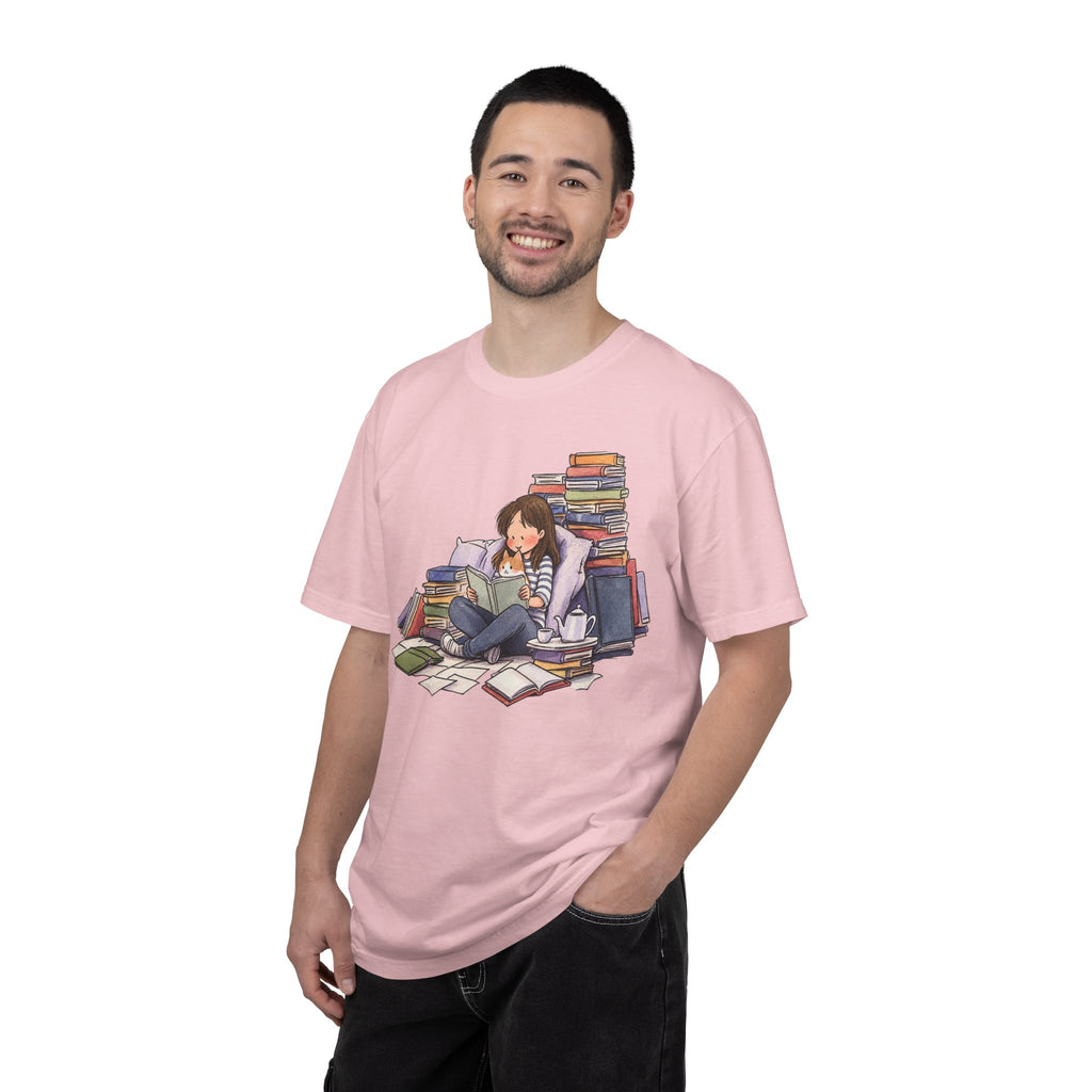 Cozy Book Pile T-Shirt