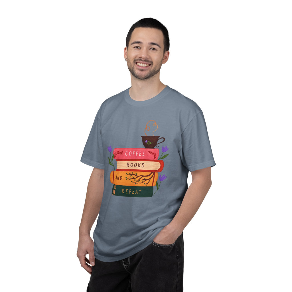 Coffee Books & Repeat T‑Shirt