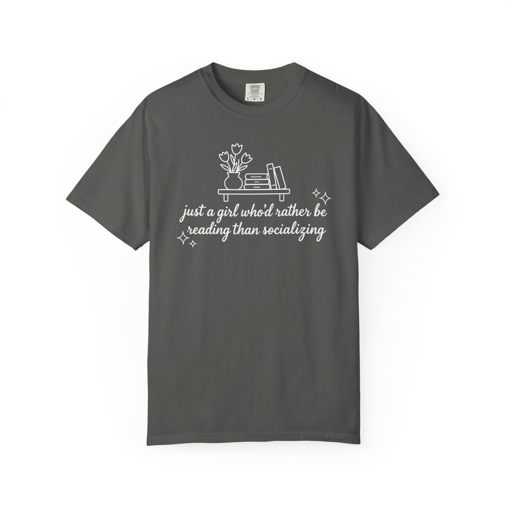 Reading Over Socializing T-Shirt