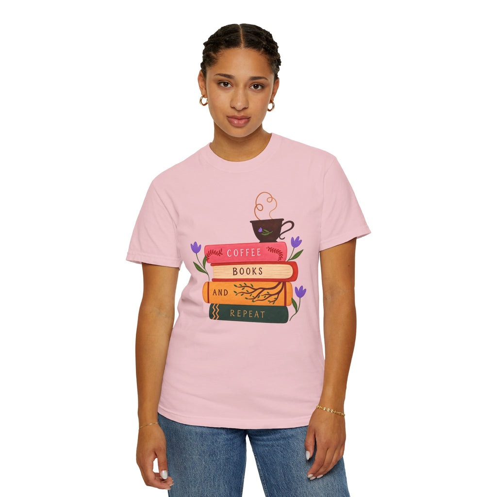 Coffee Books & Repeat T‑Shirt