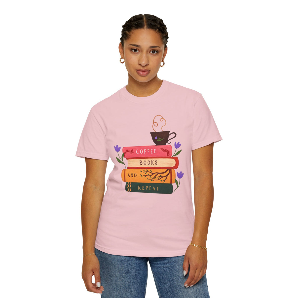 Coffee Books & Repeat T‑Shirt