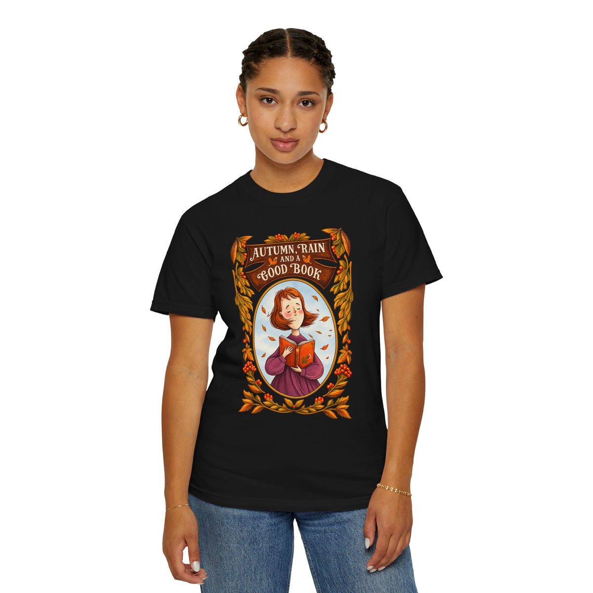 Autumn Rain Reader T-Shirt