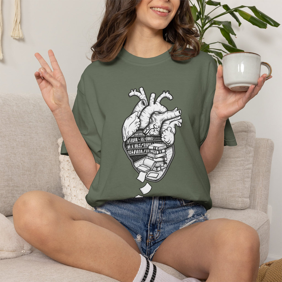 Heart of Books T-Shirt