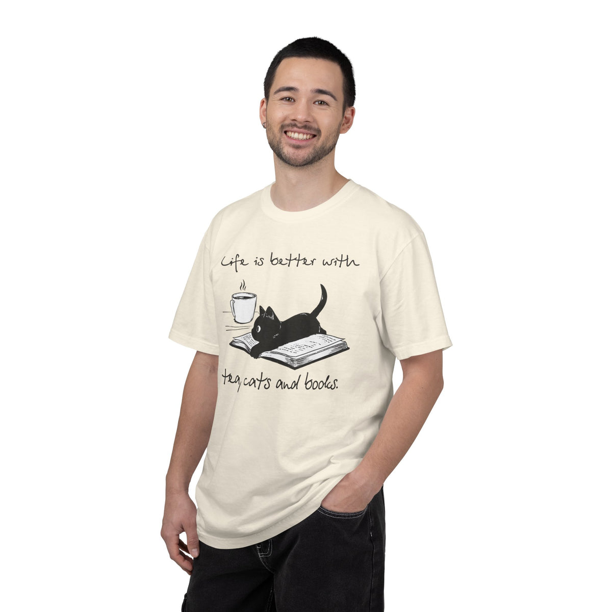 Tea Cats & Books T-Shirt