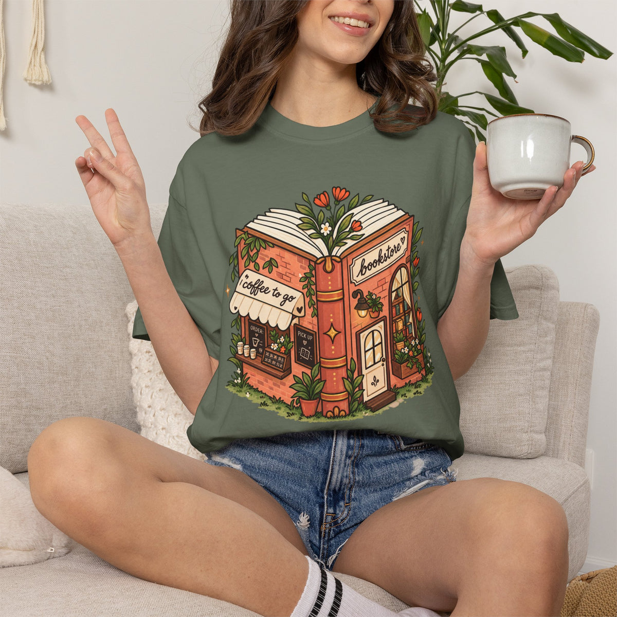 Bookstore Coffee Corner T-Shirt