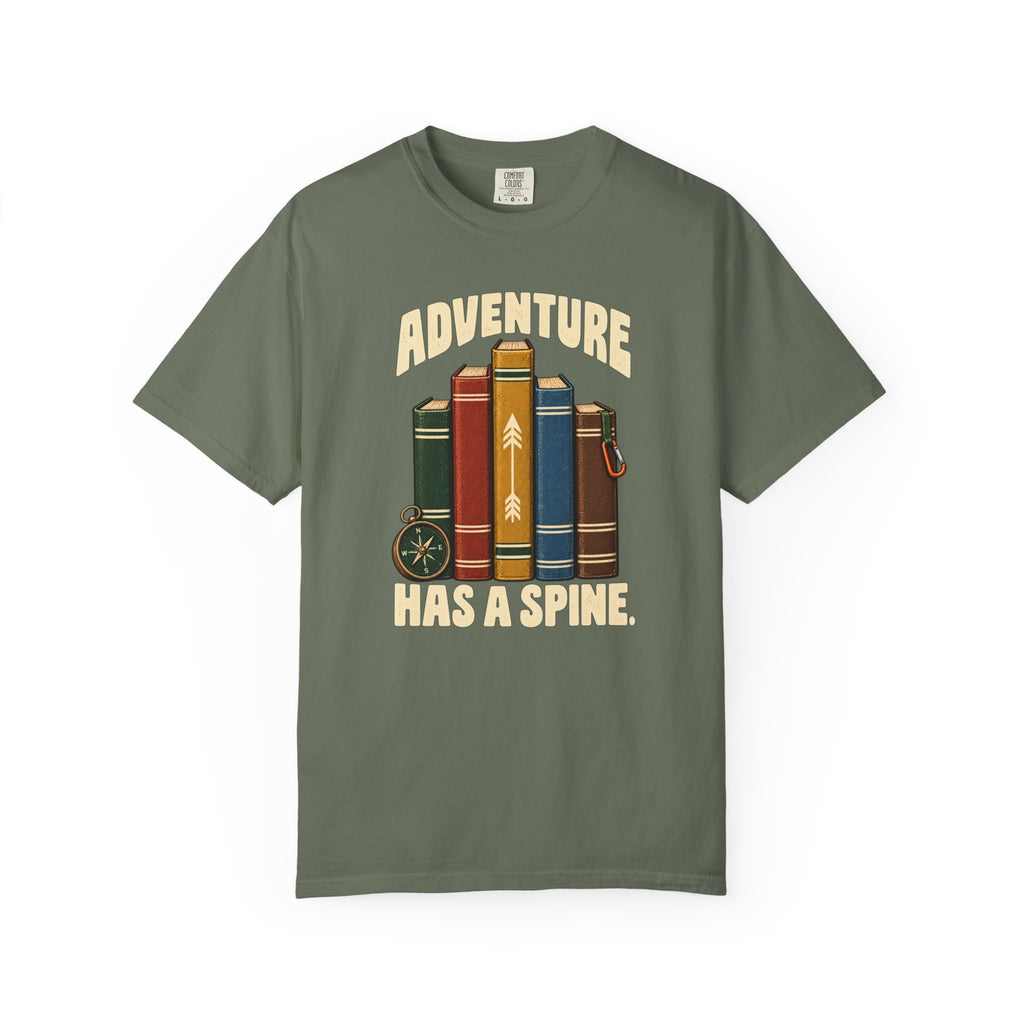 Adventure Has a Spine T-Shirt