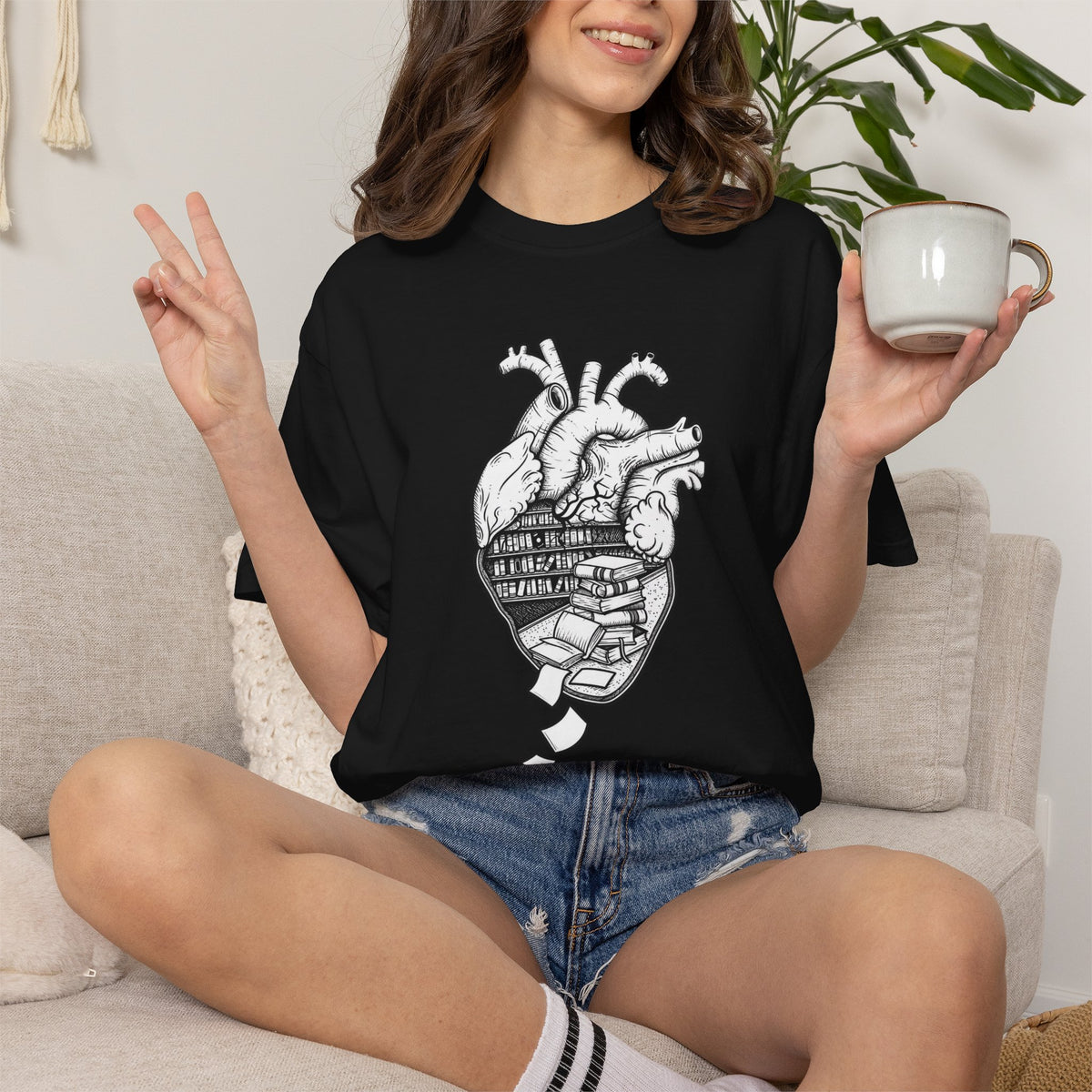 Heart of Books T-Shirt