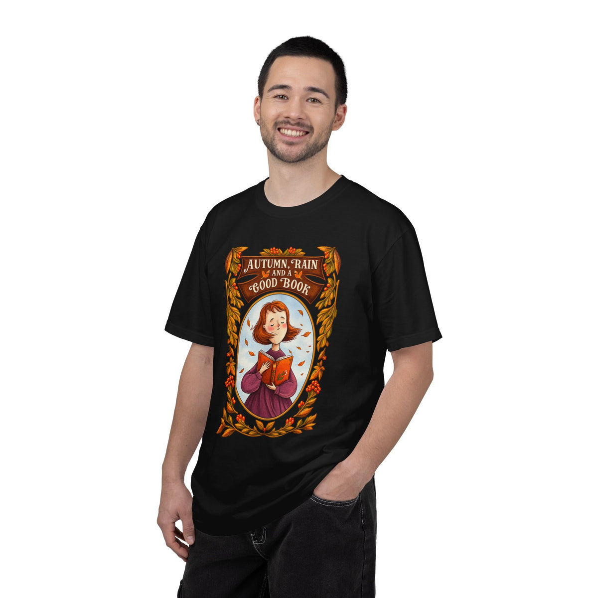 Autumn Rain Reader T-Shirt