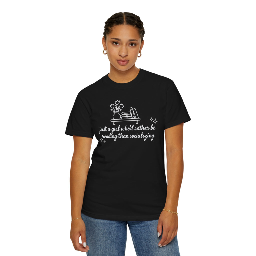Reading Over Socializing T-Shirt