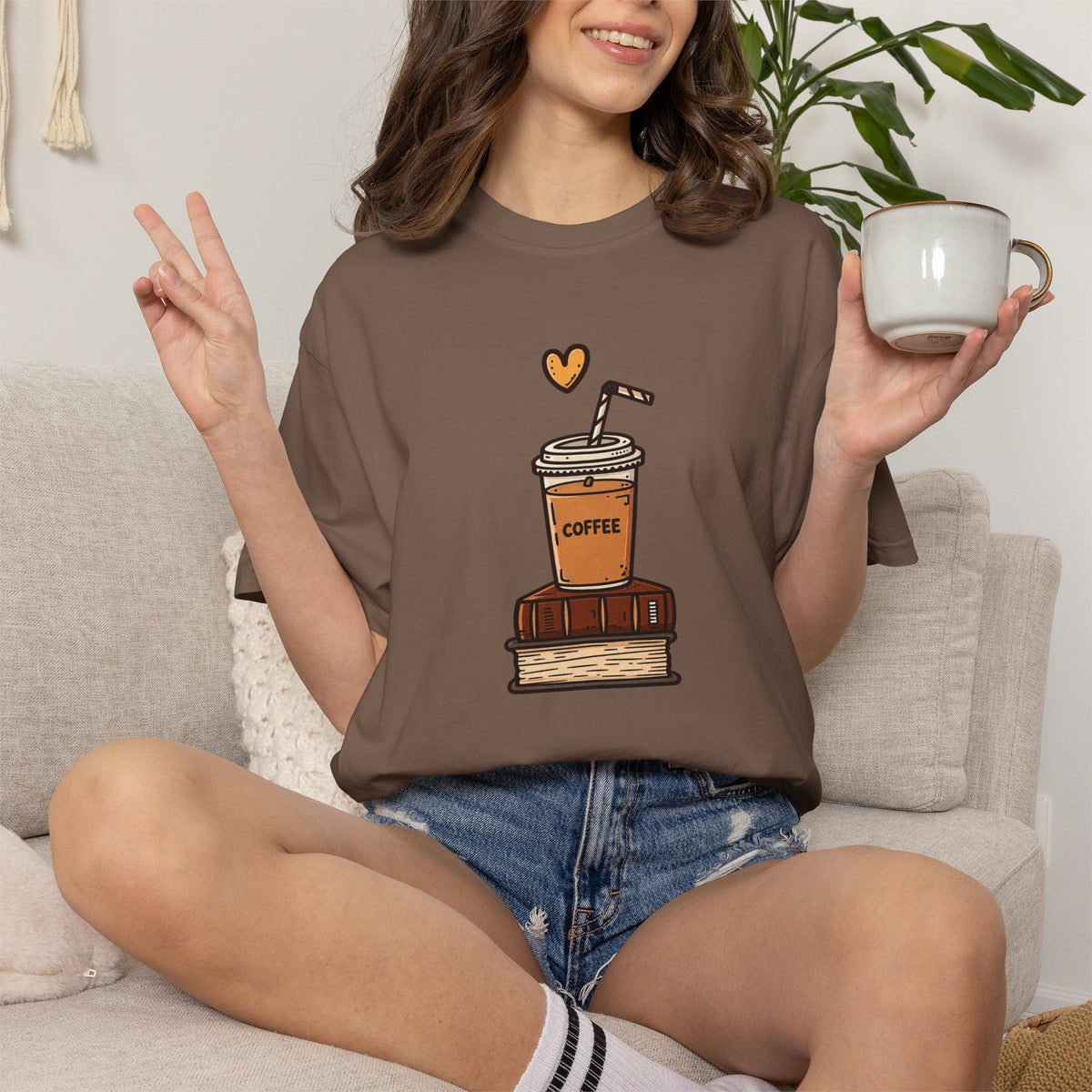 Coffee Fueled Reader T-Shirt