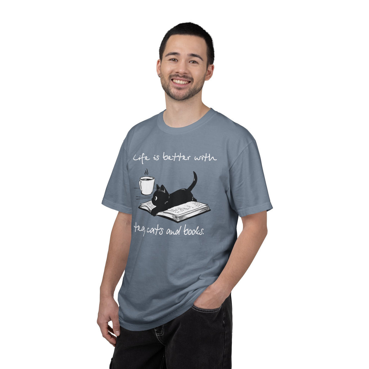 Tea Cats & Books T-Shirt