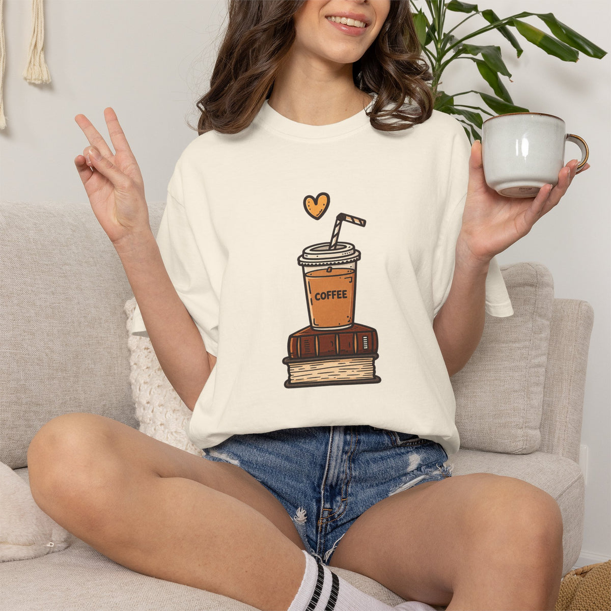 Coffee Fueled Reader T-Shirt