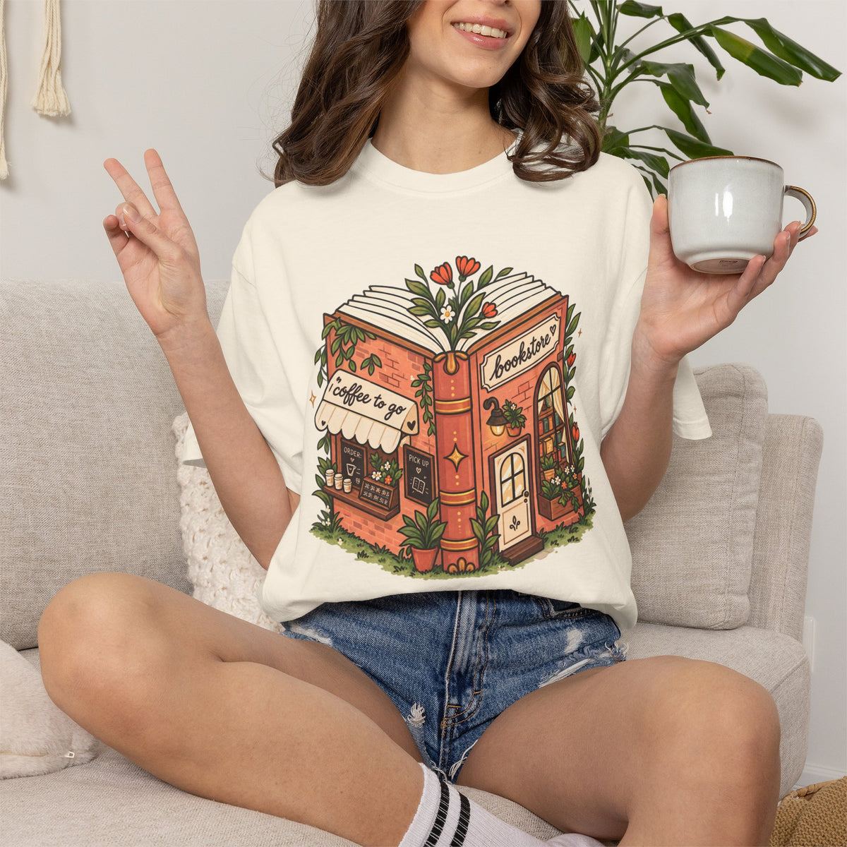 Bookstore Coffee Corner T-Shirt