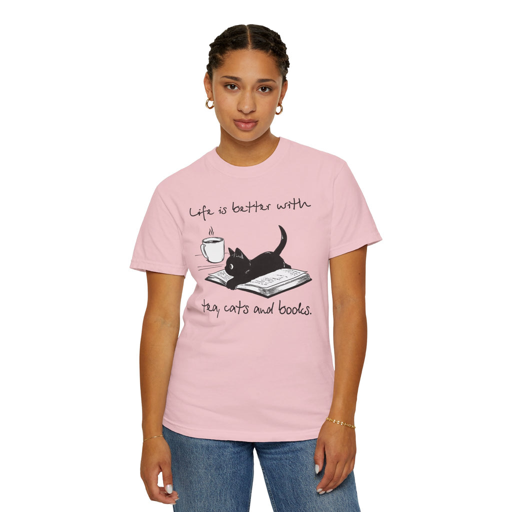 Tea Cats & Books T-Shirt
