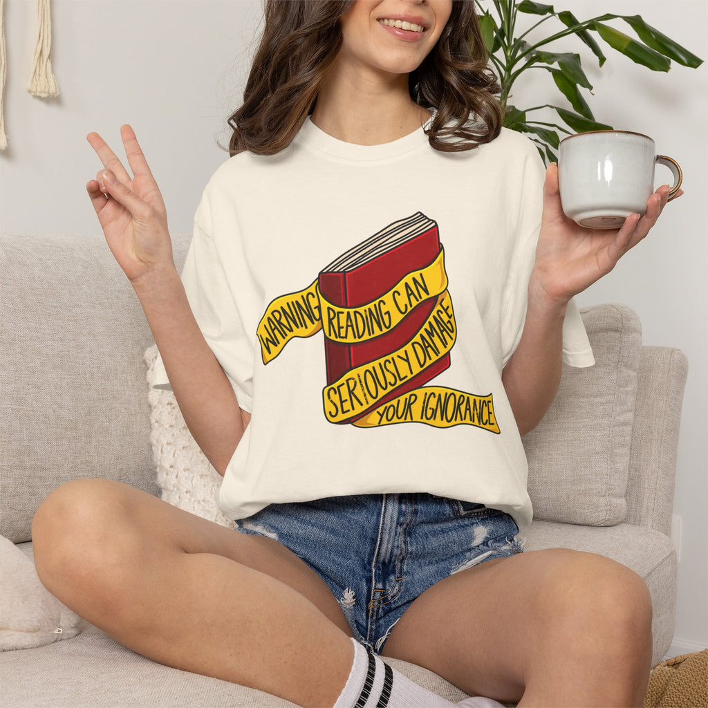 Reading Warning T-Shirt