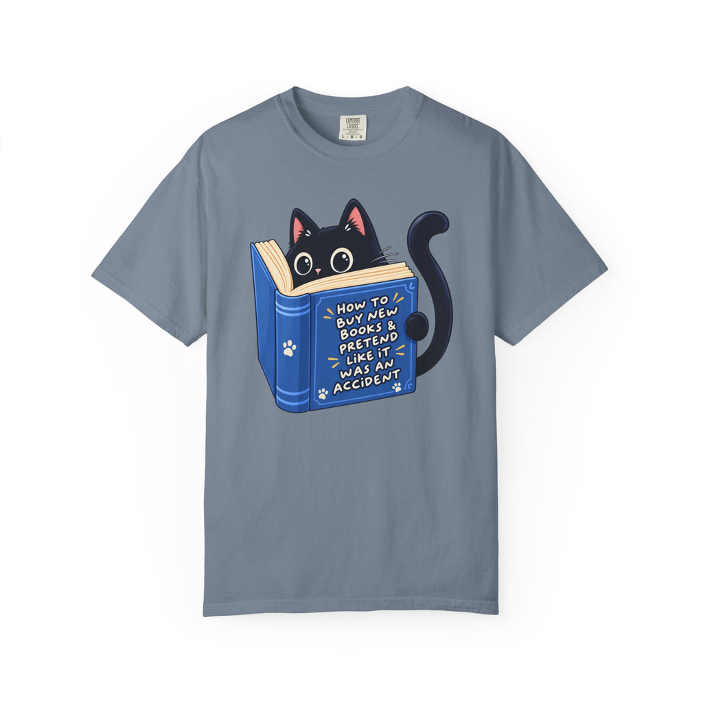 Bookstore Addict Cat T-Shirt