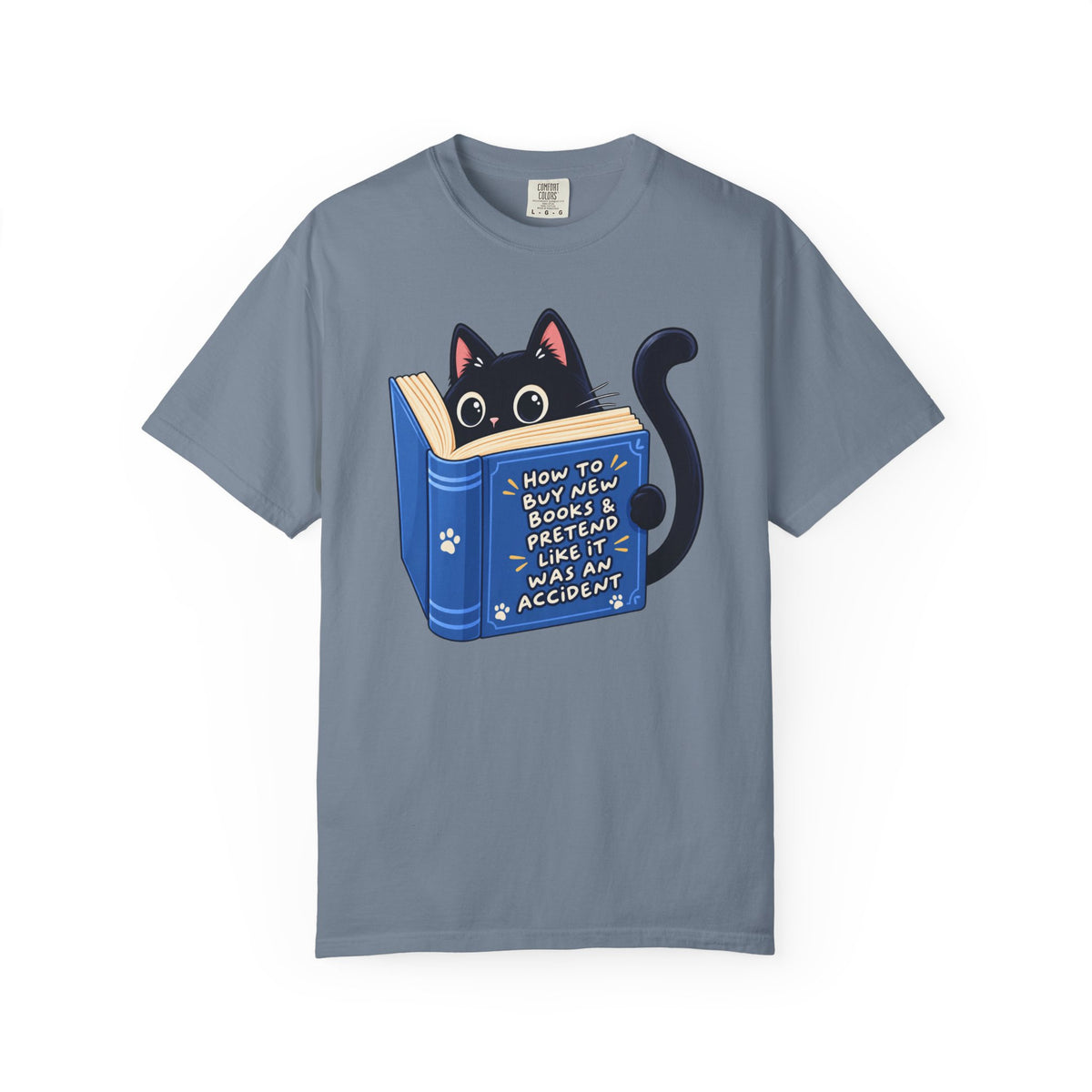 Bookstore Addict Cat T-Shirt