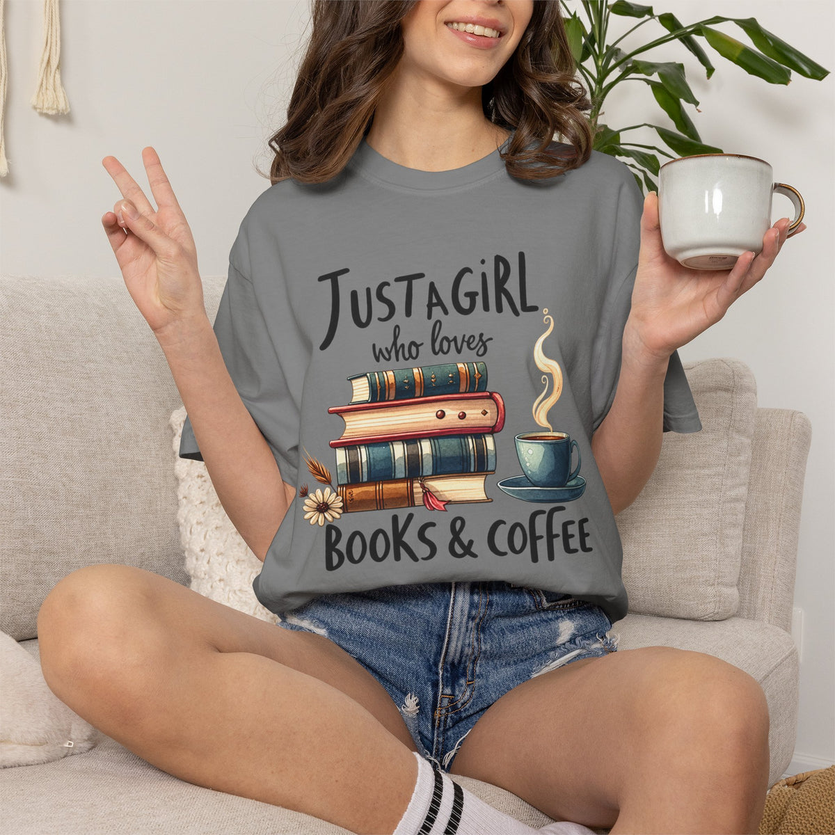 Just A Book Girl T-Shirt