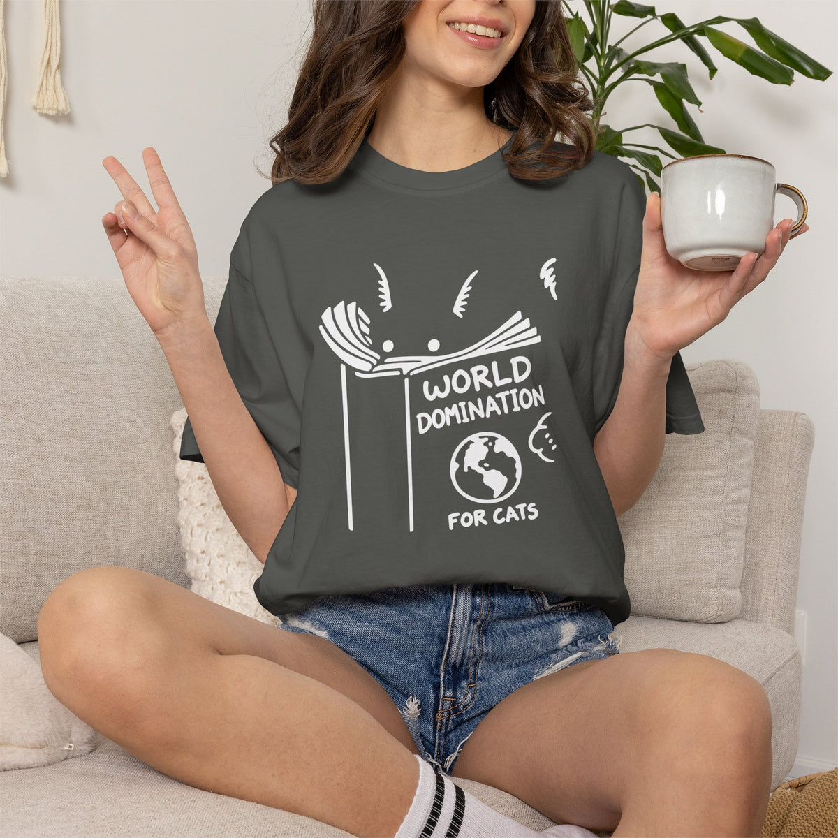 Cat World Domination T-Shirt