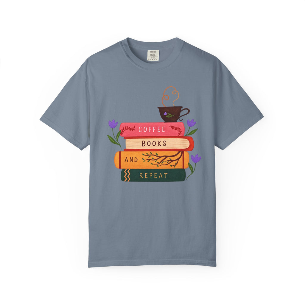 Coffee Books & Repeat T‑Shirt