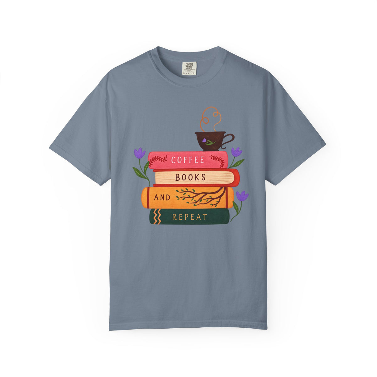 Coffee Books & Repeat T‑Shirt