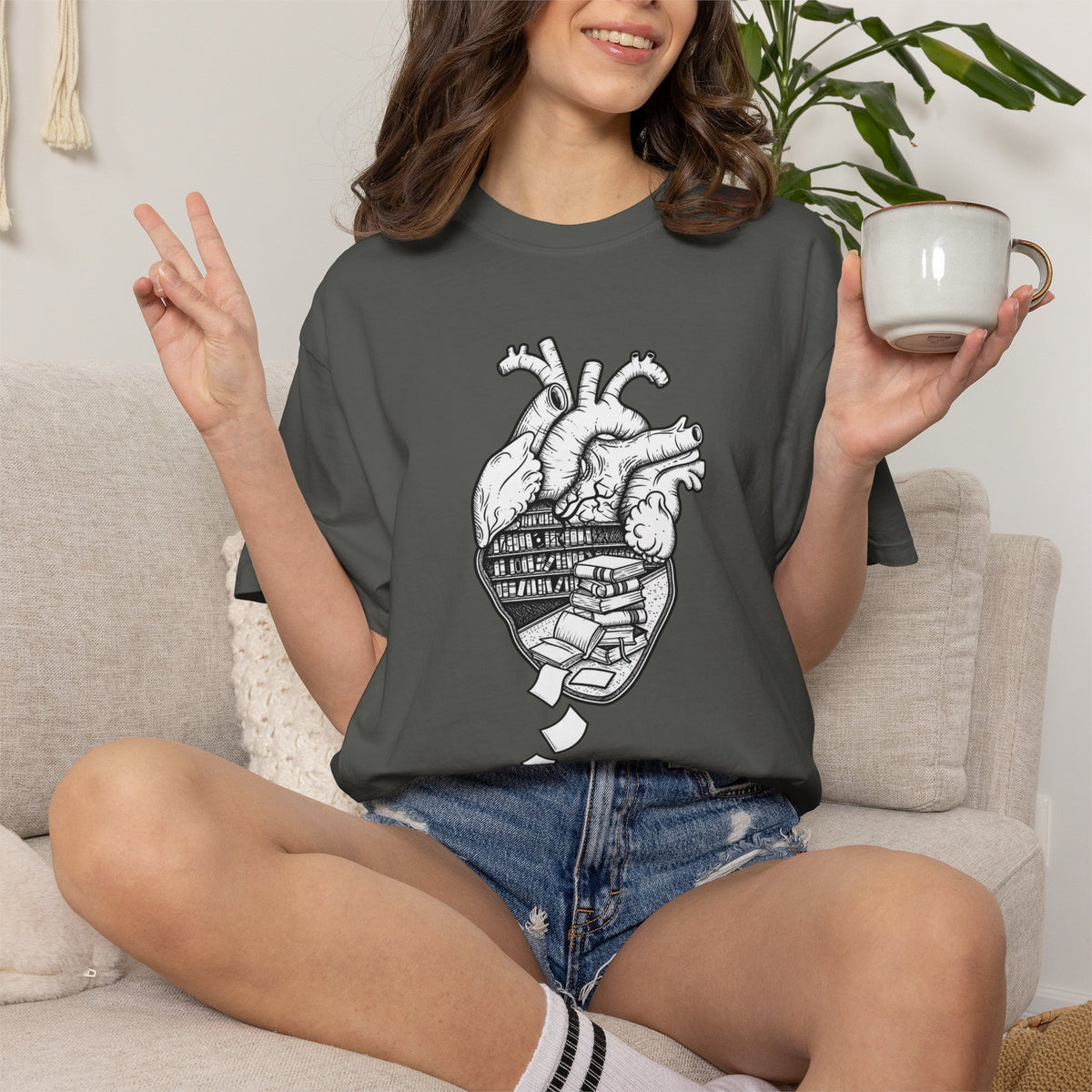Heart of Books T-Shirt