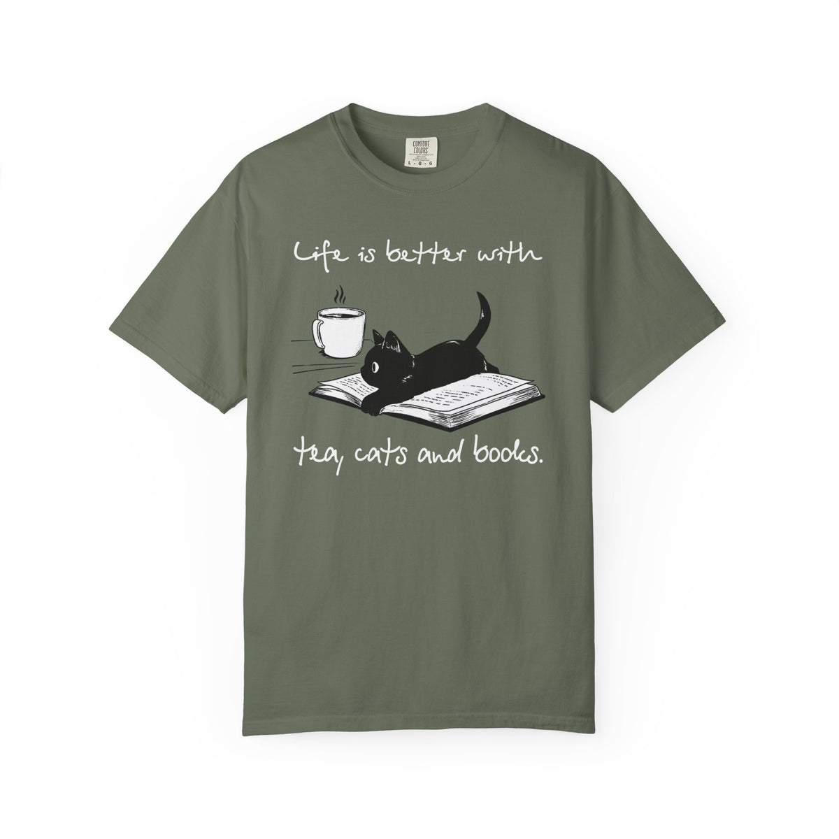 Tea Cats & Books T-Shirt