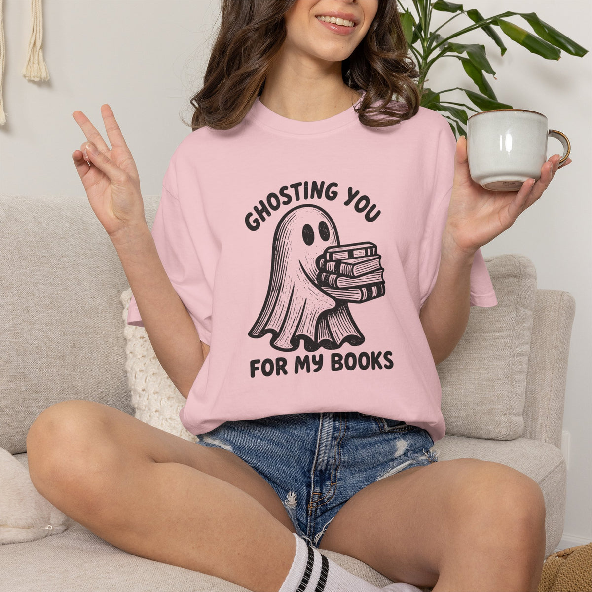 Ghosting You For My Books T-Shirt