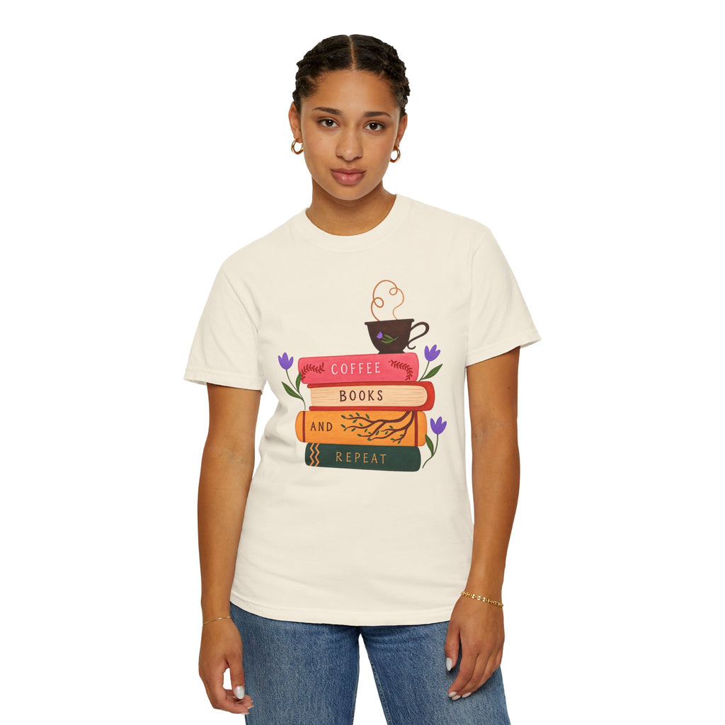 Coffee Books & Repeat T‑Shirt