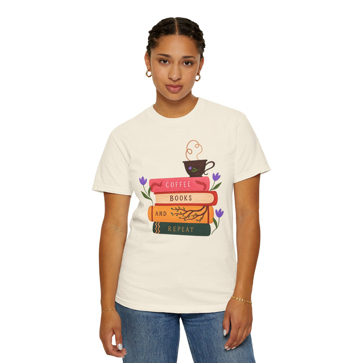 Coffee Books & Repeat T‑Shirt