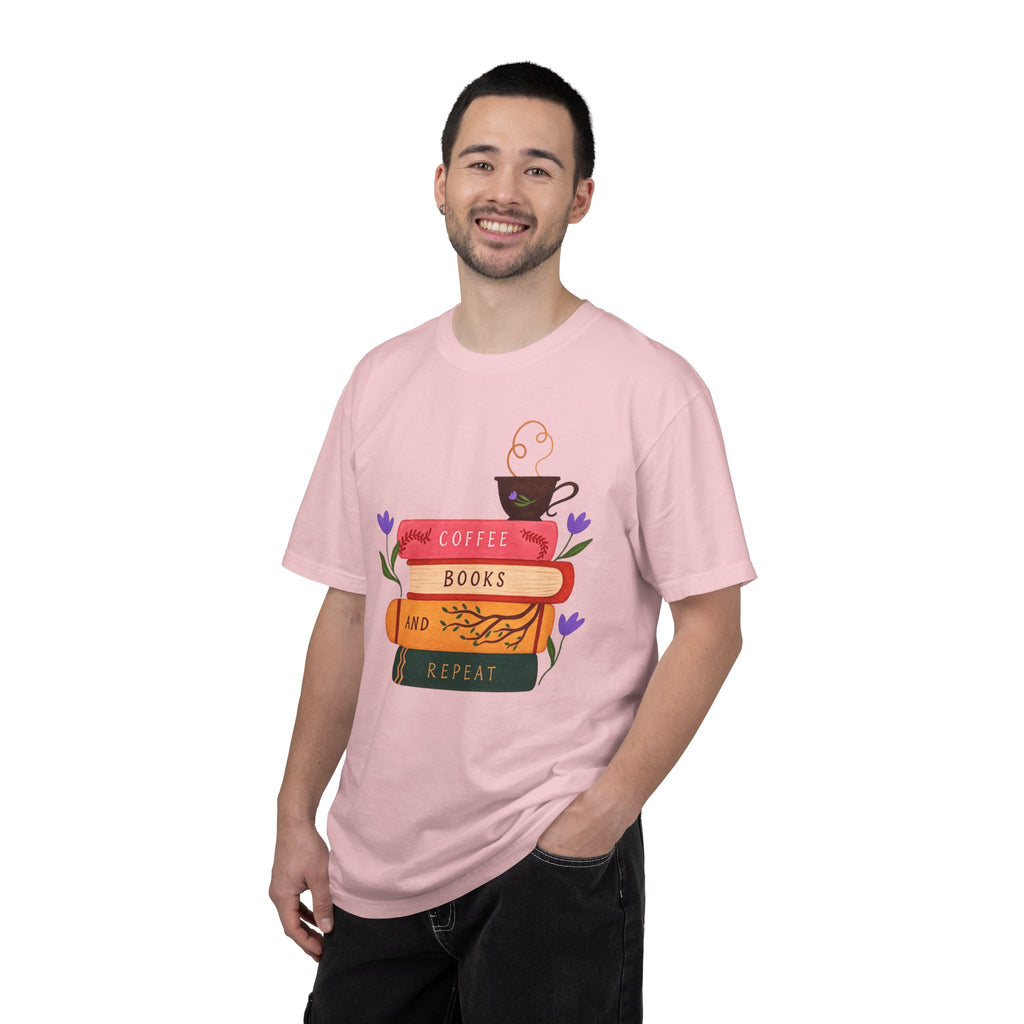 Coffee Books & Repeat T‑Shirt