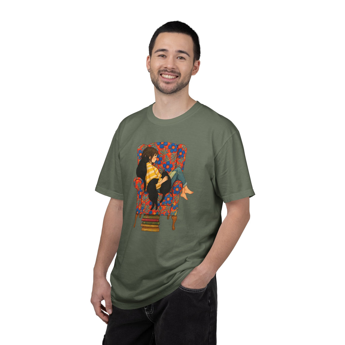 Cozy Bookish Chair T-Shirt