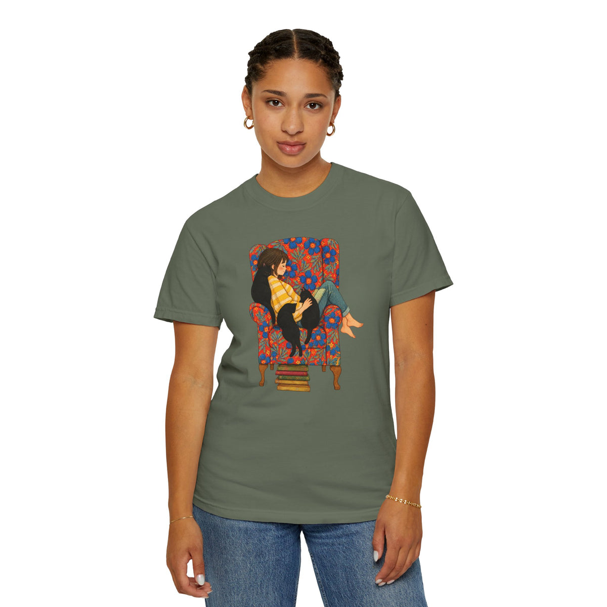 Cozy Bookish Chair T-Shirt