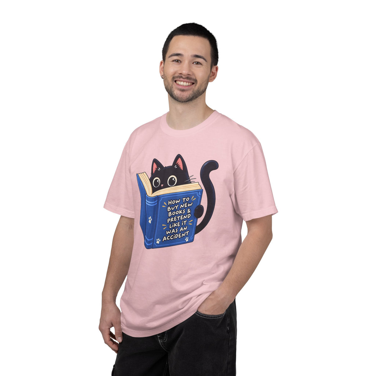 Bookstore Addict Cat T-Shirt